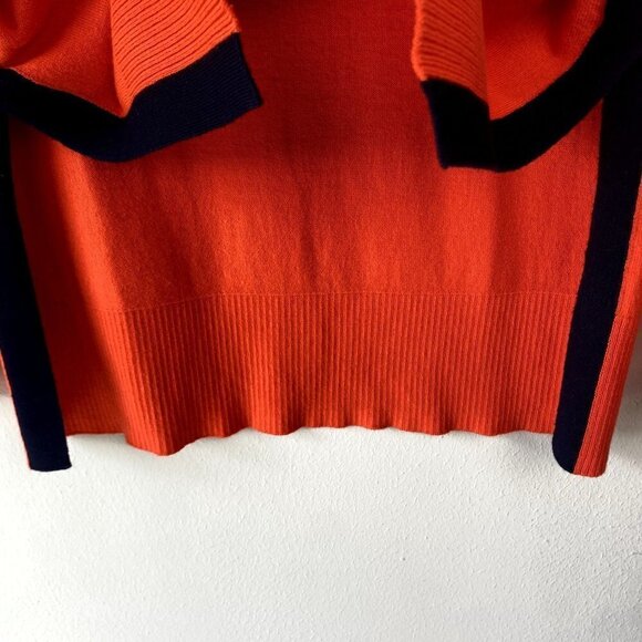 Boden Logan Pullover Wool Sweater Orange S - Picture 6 of 10